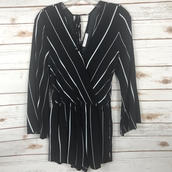 BOBBI ROCCO STRIPED ROMPER SIZE LARGE - Picture 1 of 5